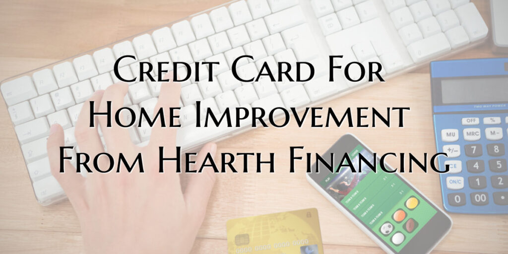 Credit Card for home improvement