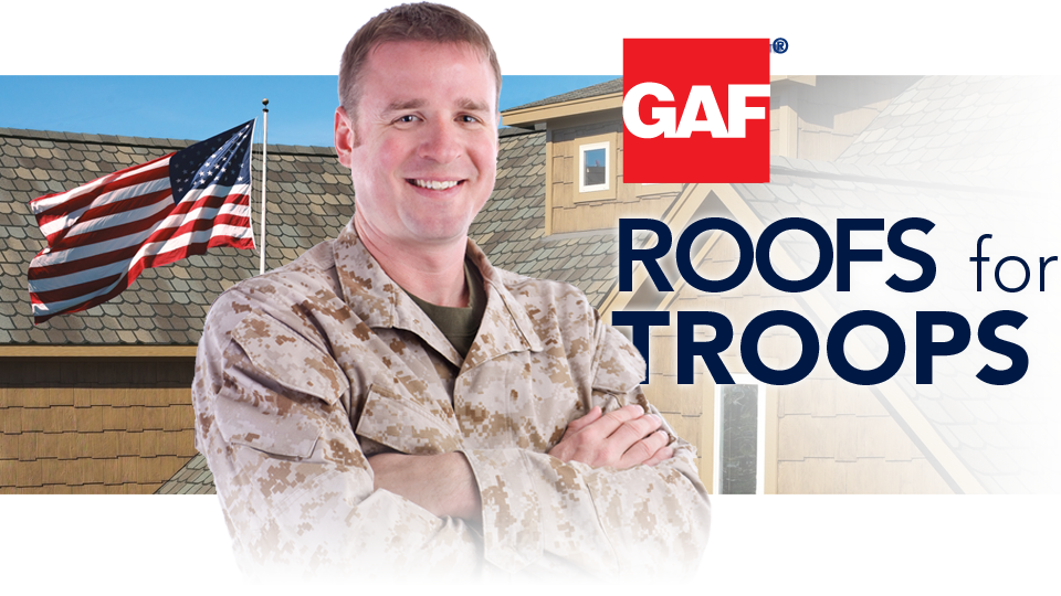 Roofs for Troops rebate