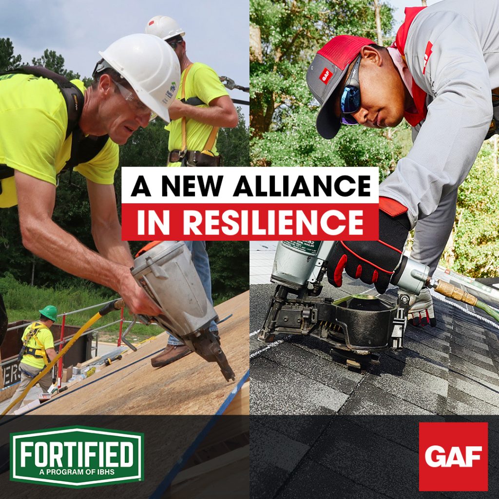 Fortified Roofing and GAF are now in a new alliance to make home safer