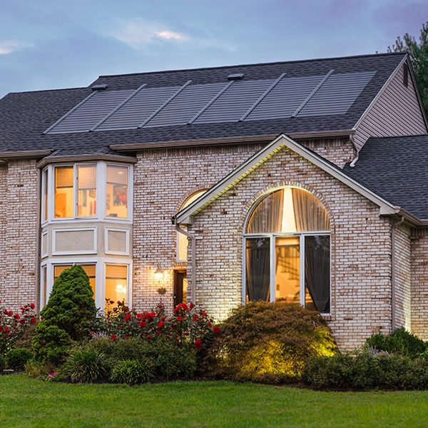 GAF Solar Shingles on Residential Home Roof